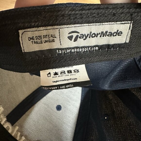 Taylormade Hat TP5 M1 Hock And Loop Adjustable Blue - Picture 6 of 6